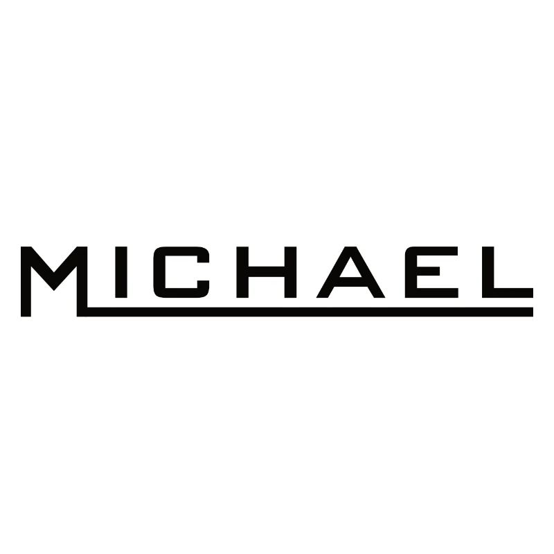 Michael Name Design schwarz