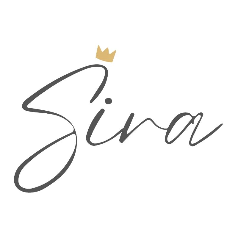 Princess Sira Crown Hemd – Name mit Buchstabe S