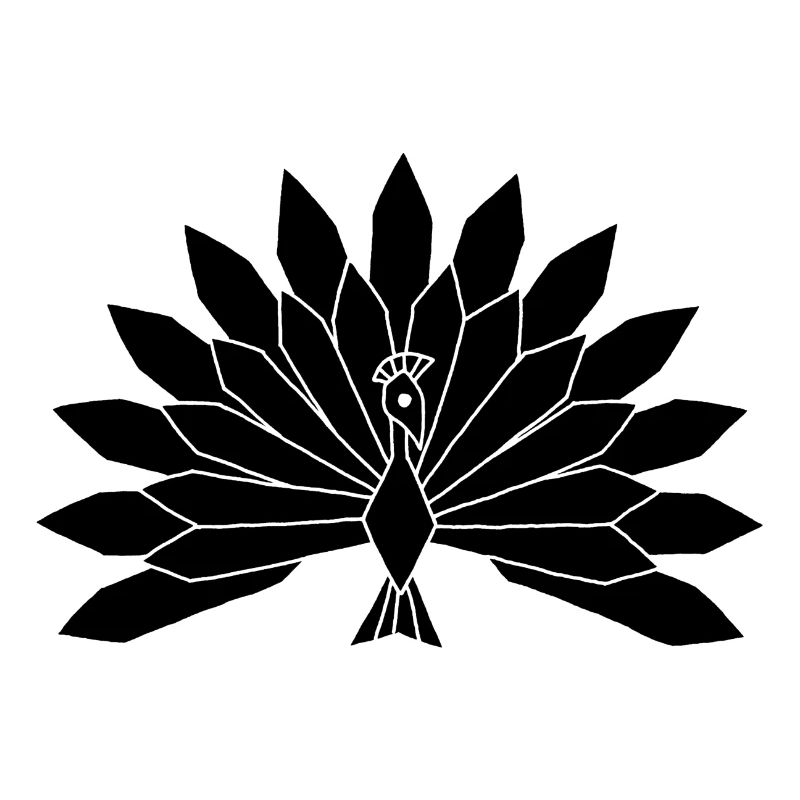 The black peacock