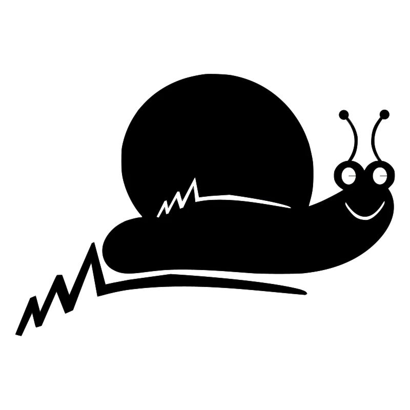 Escargot Sourire Ligne Simple