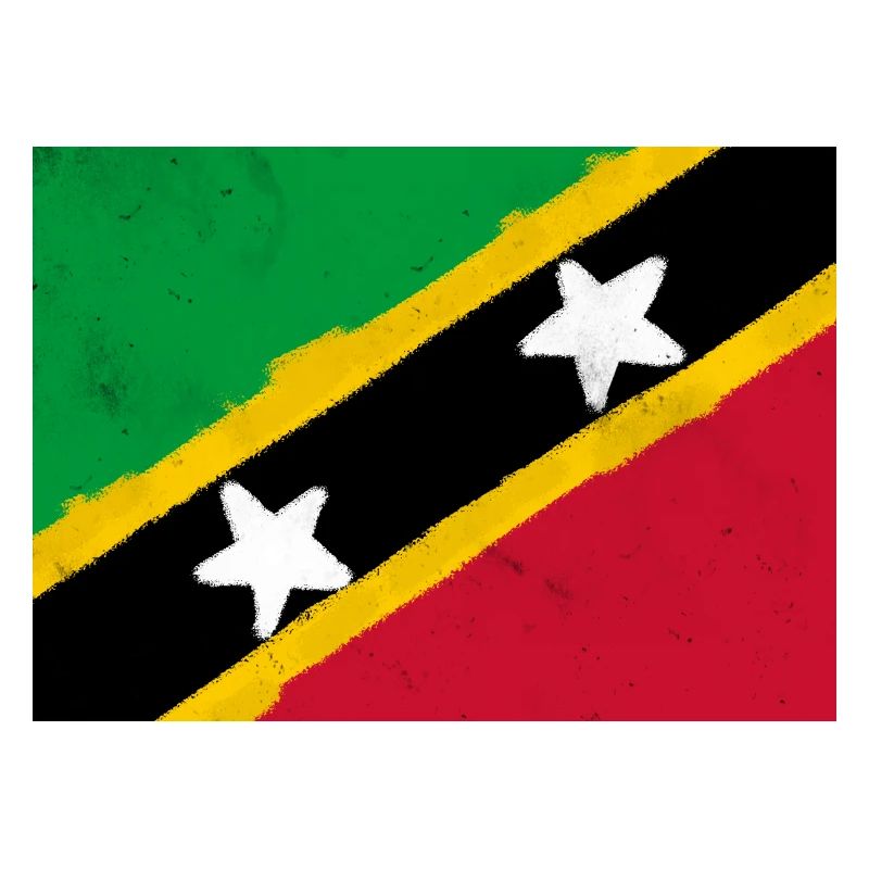 Drapeau de Saint-Kitts-et-Nevis