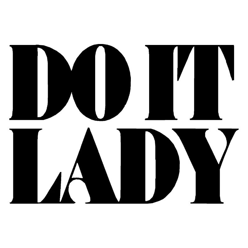 do it lady - schwarz