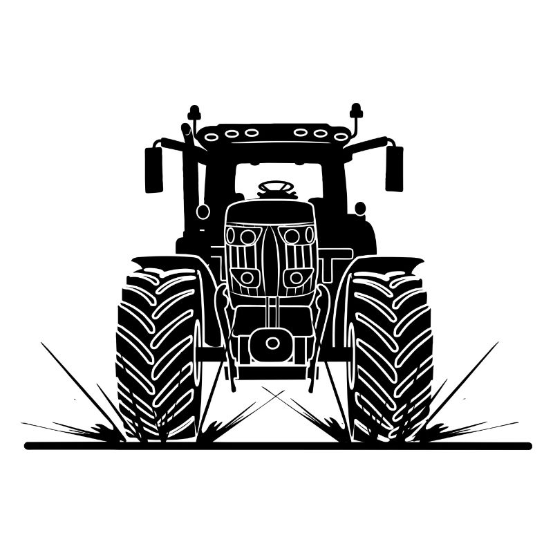 Traktor durch Schlamm