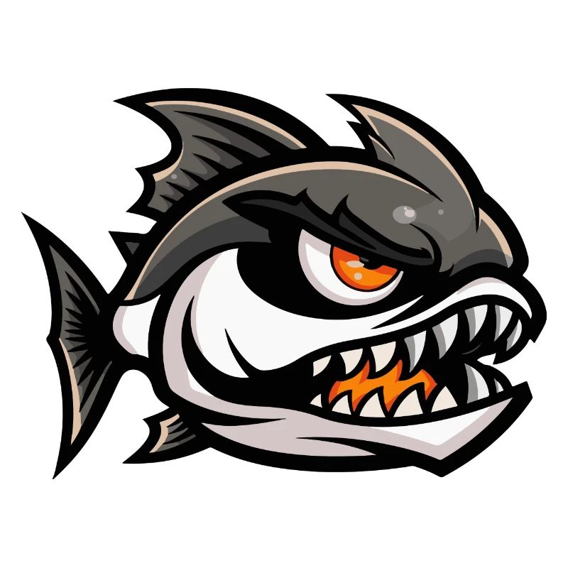 Piranha Fish Comic
