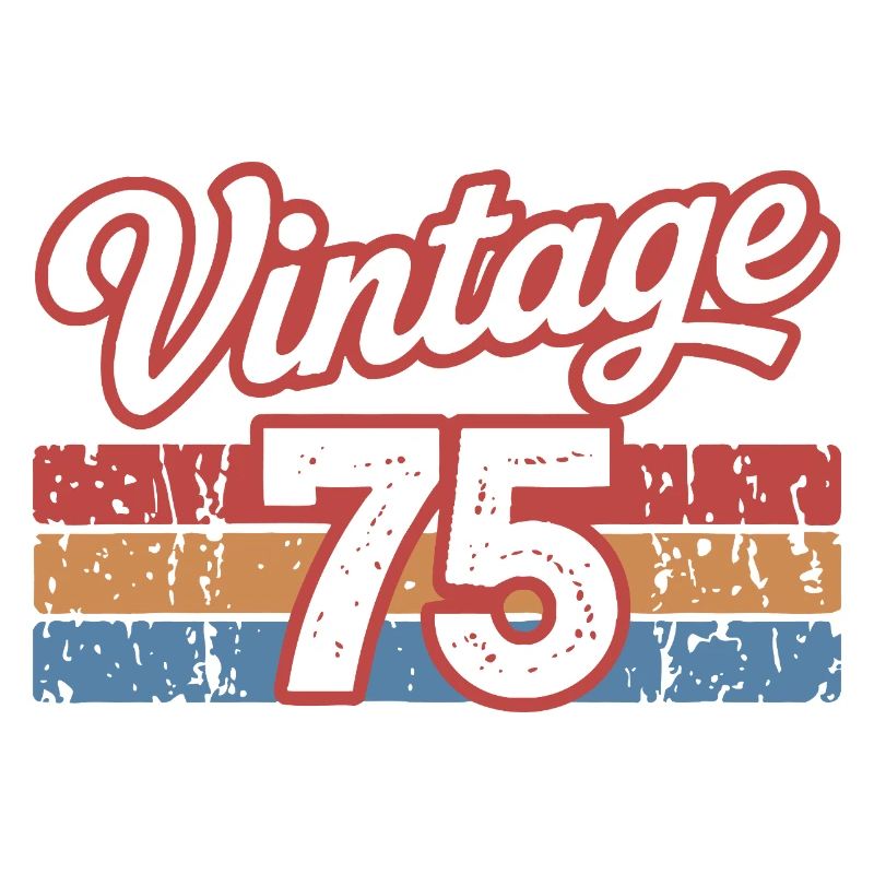 Vintage 75 Retro Design 70s