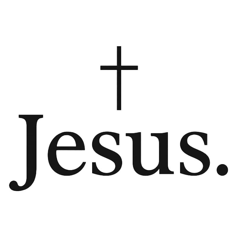 Typographie de Jesus Cross