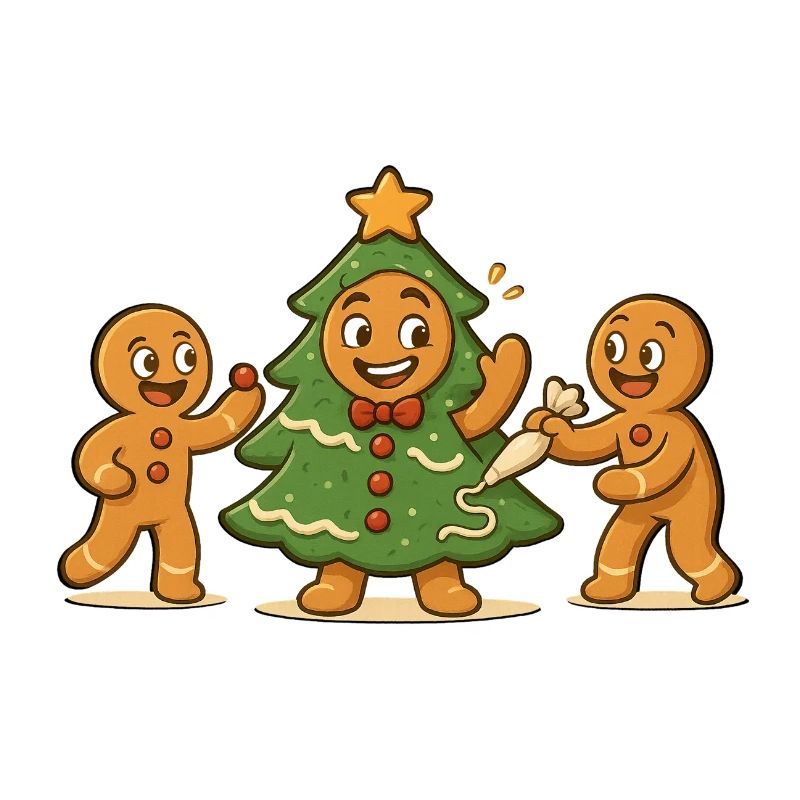 Gingerbread Mannel Man Disguised Christmas Tree
