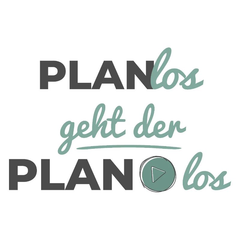 Planlos geht der Plan los – Scandi Soft Typografie
