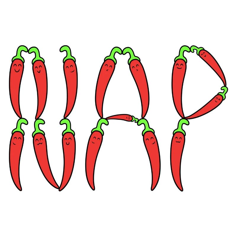 Chilischoten Nickerchen