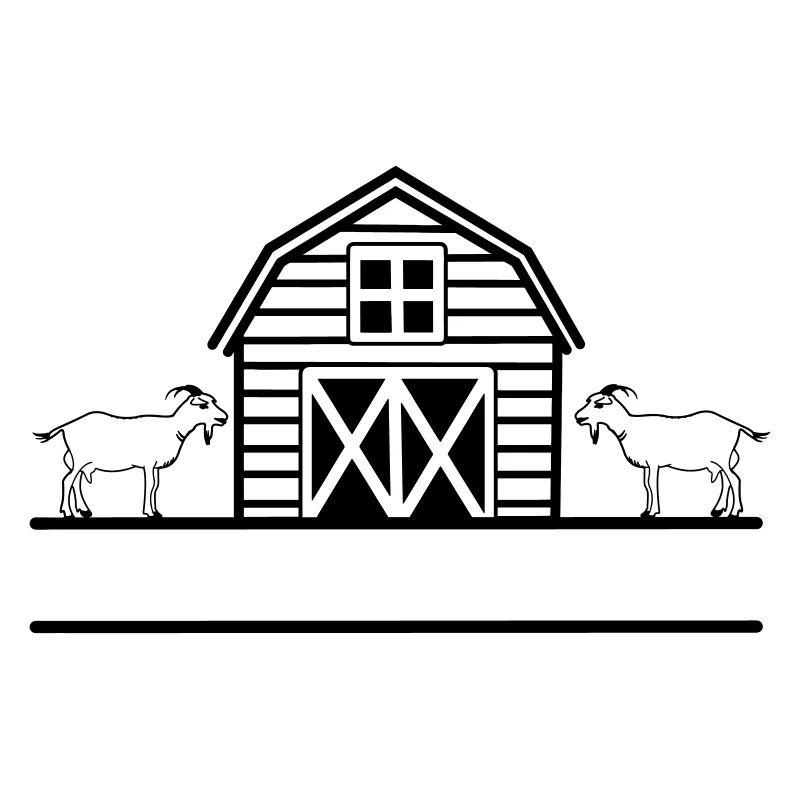 Élevage caprin avec deux chèvres