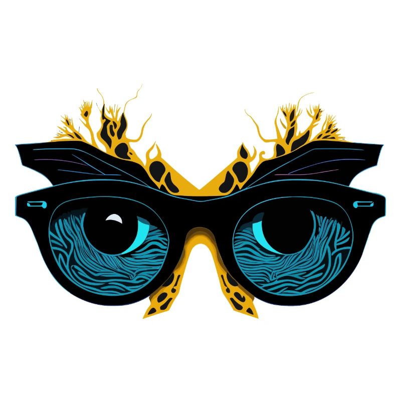 Deep Sea Coral Goggles