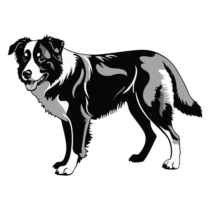 Border Collie - Conception de chien de compagnie