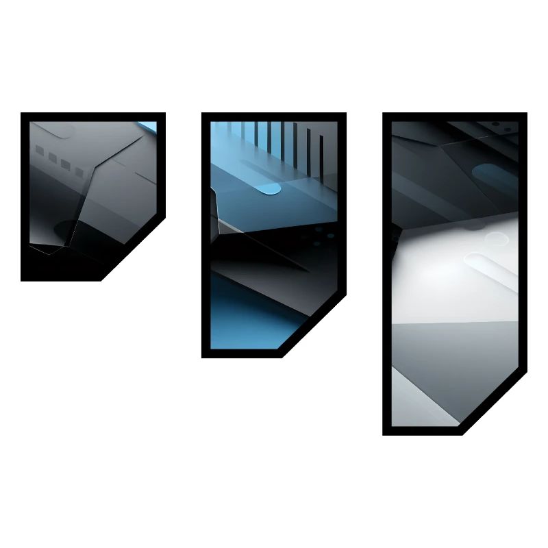 Futuristic Techno Abstract Pattern