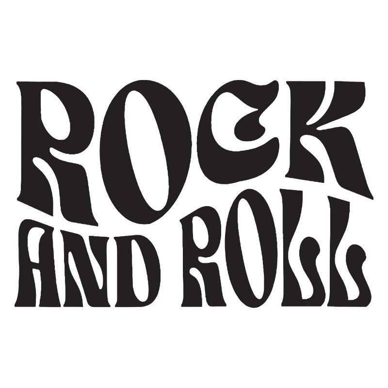 Rock and Roll Retro Typography