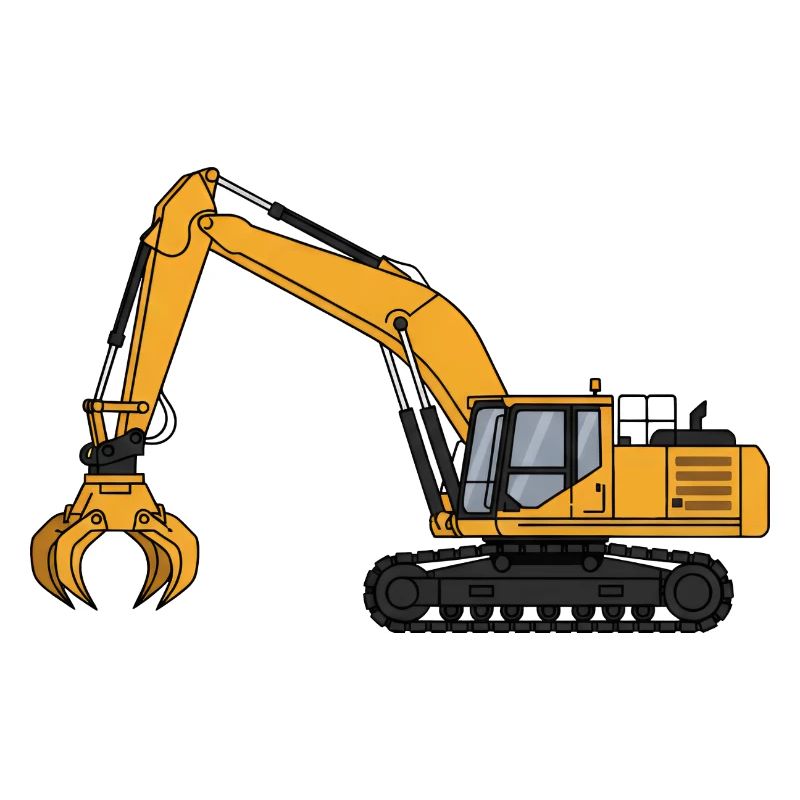 Excavator Excavator Driver Construction Site