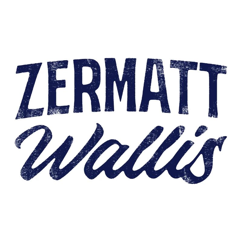Zermatt Wallis Alpine Script
