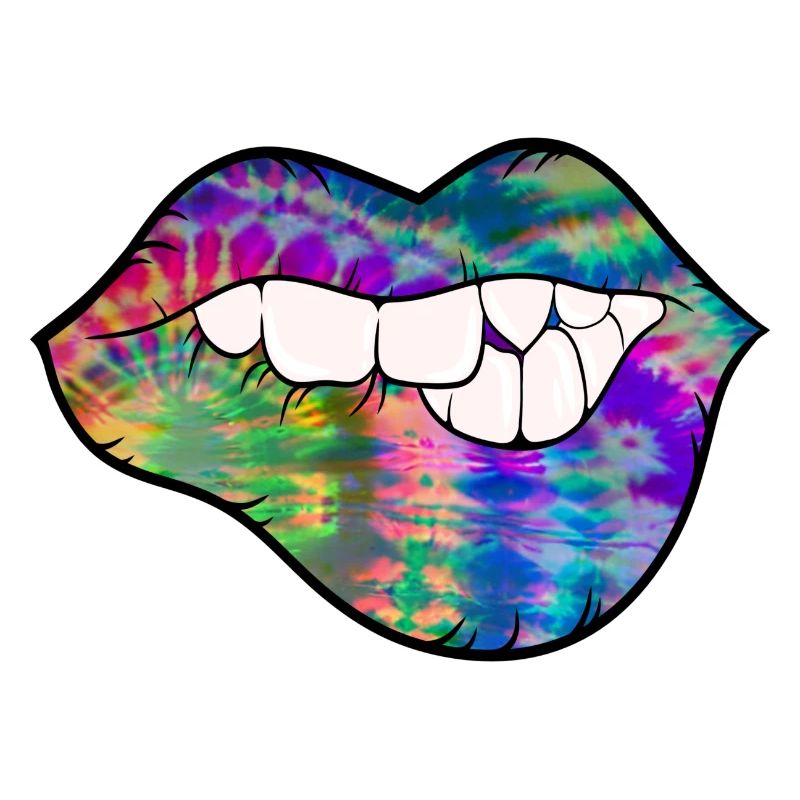 groovy Tie Dye Beißlippe