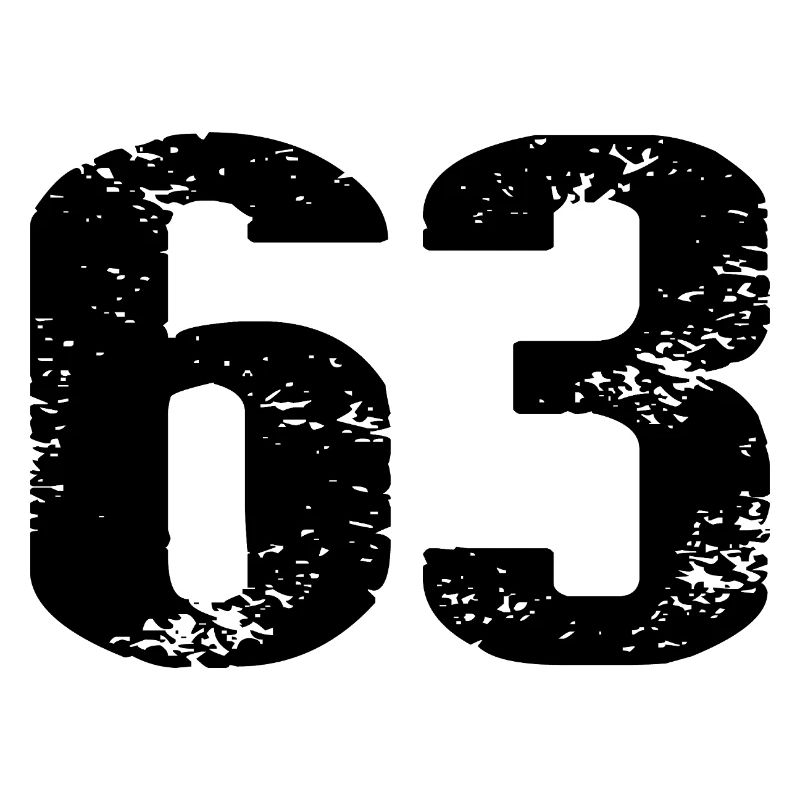 Maillot à numéros 63
