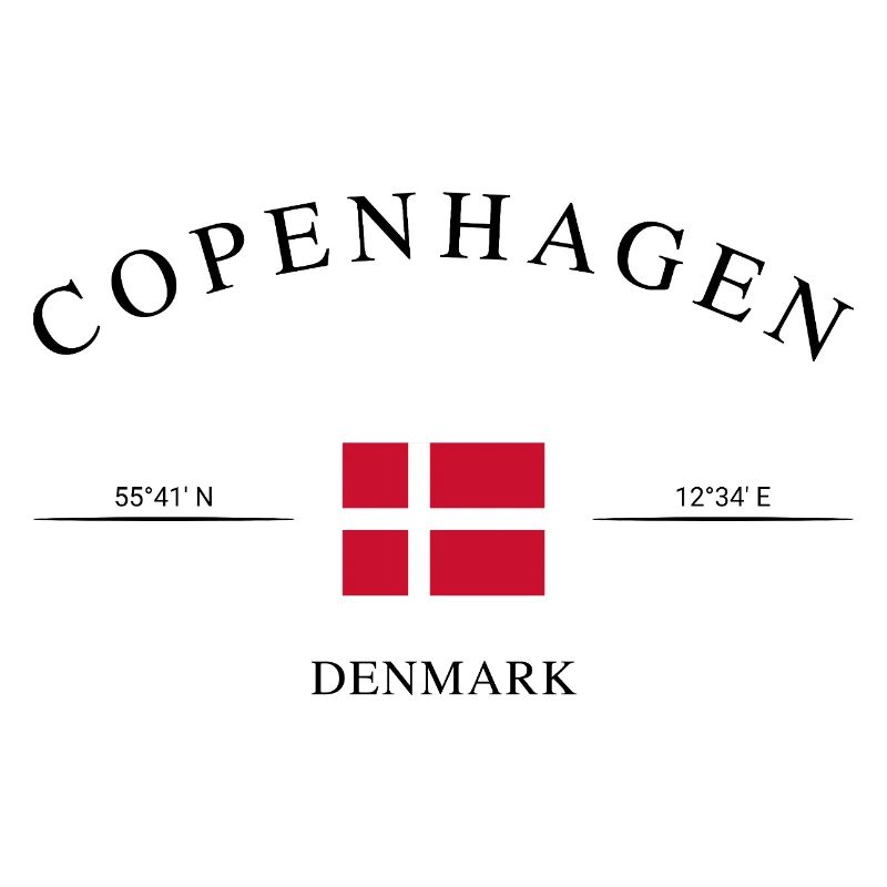 Copenhague, Danemark – Souvenir et cadeau de Noël