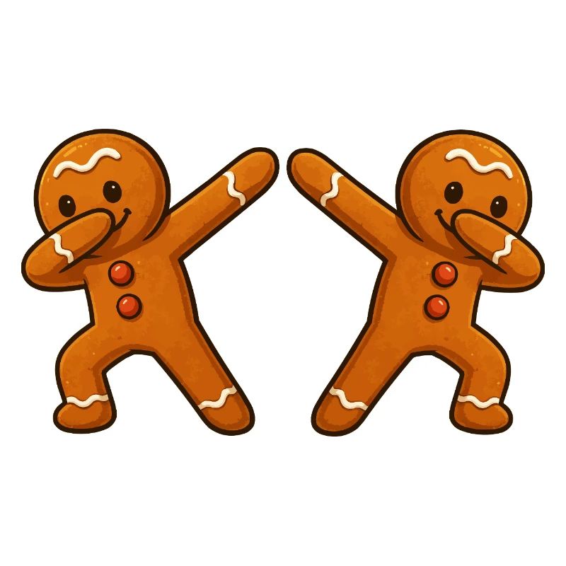 Gingerbread Man Dabbing 2
