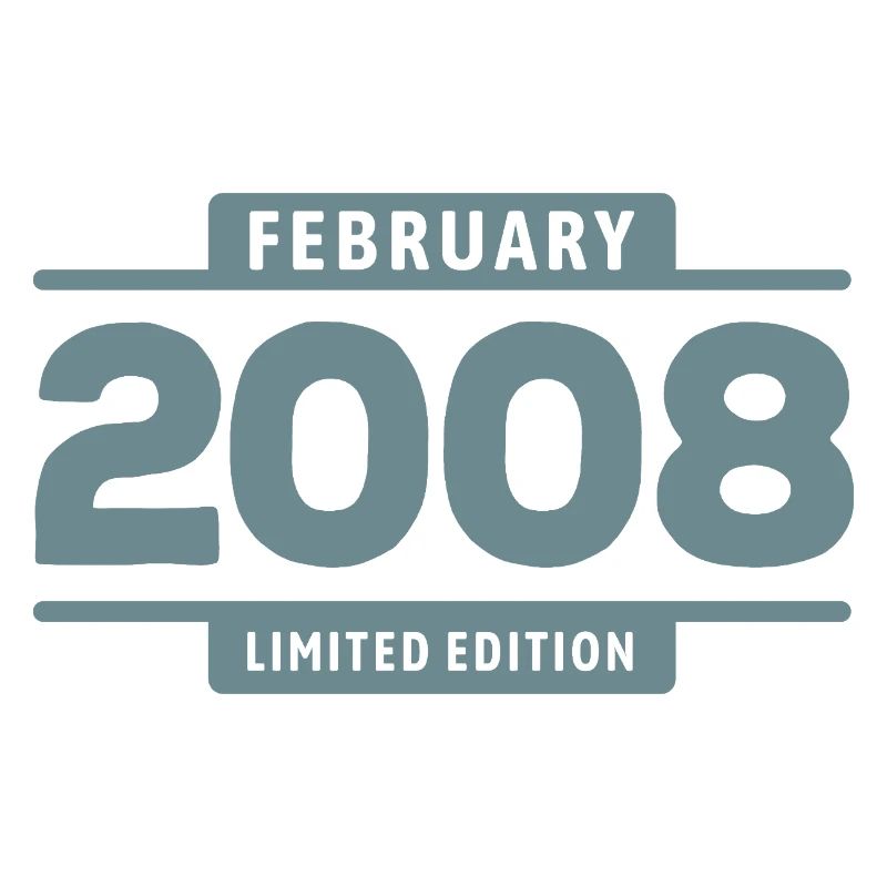 Limited Edition February 2008 Geburtstag Geschenk