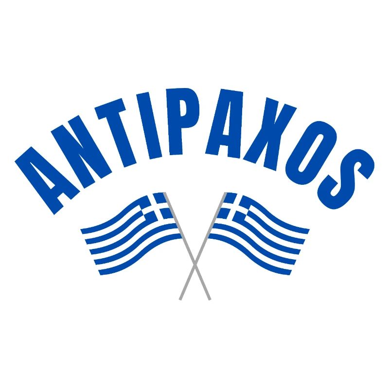 Drapeaux grecs Antipaxos