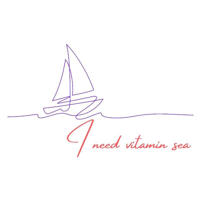 Motif de la navigation en mer vitaminée