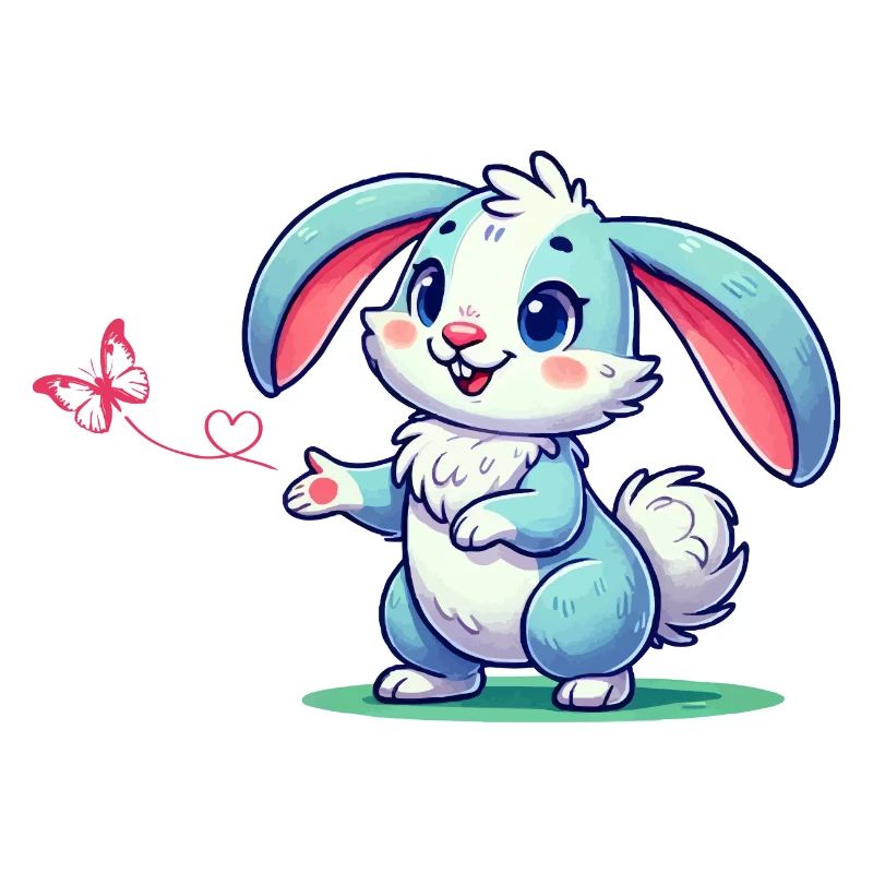 rabbit butterfly