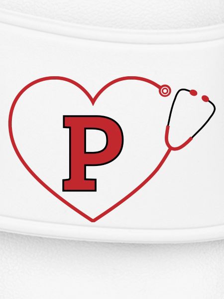 Letter p stethoscope