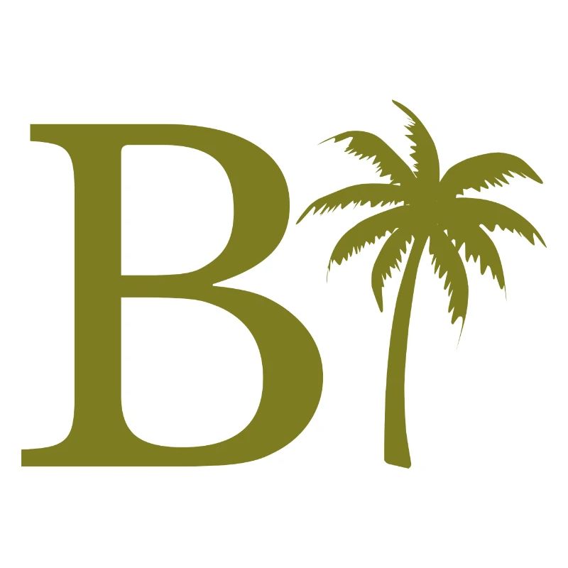 Lettre b vert Palm