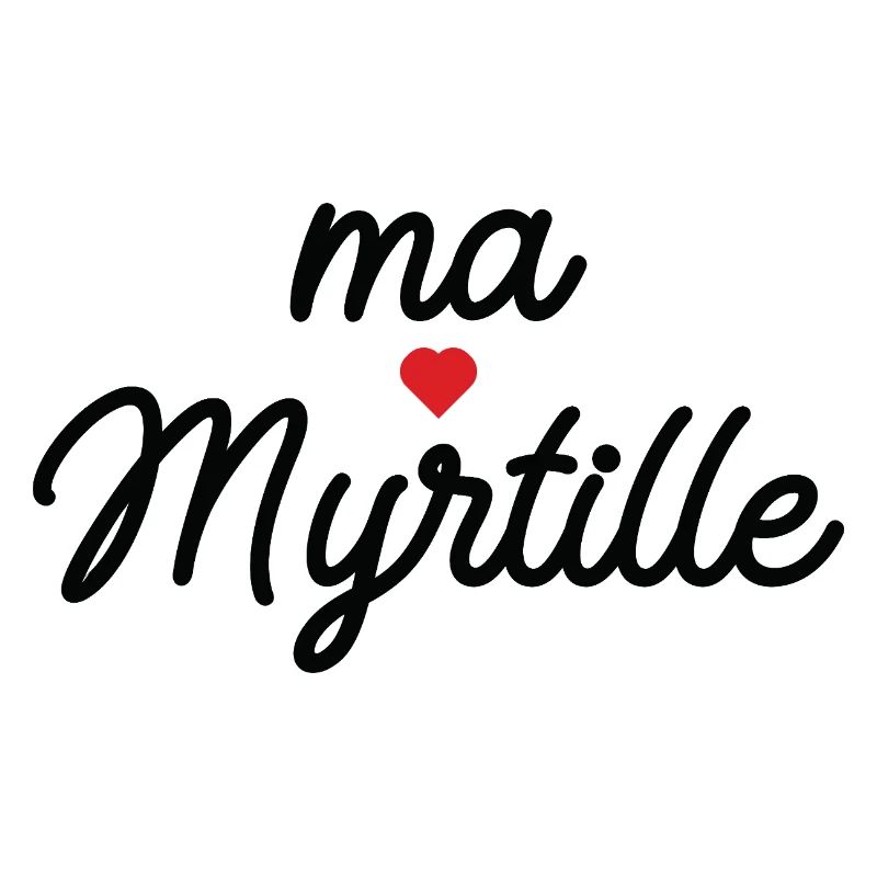 Ma Myrtille (d'Amour) Coeur Script