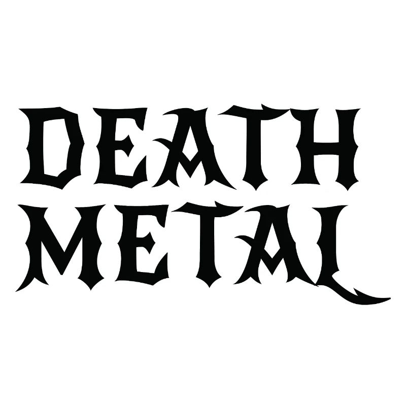 Death Metal bold logo design