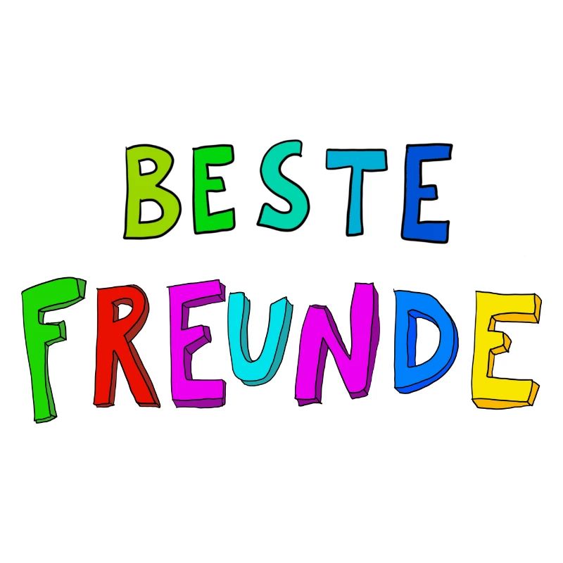 Beste Freunde Farbexplosion