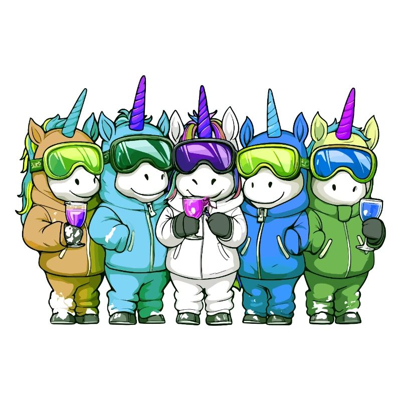 Soirée de ski de l’équipe Licorne