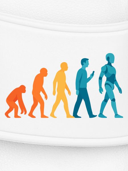 Evolution zum Roboter Outline