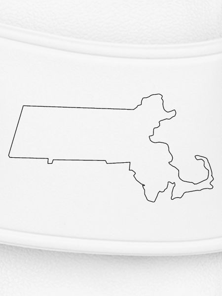 Massachusetts outline map