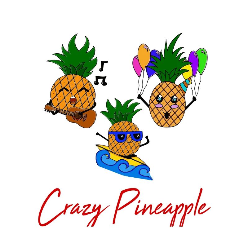 Crazy Pineapple / Summer / Crew / Proverbs / Pineapple