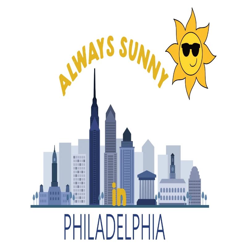 Philly Skyline Immer Sonnig