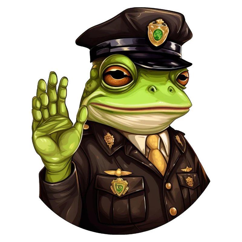 Frog Policeman