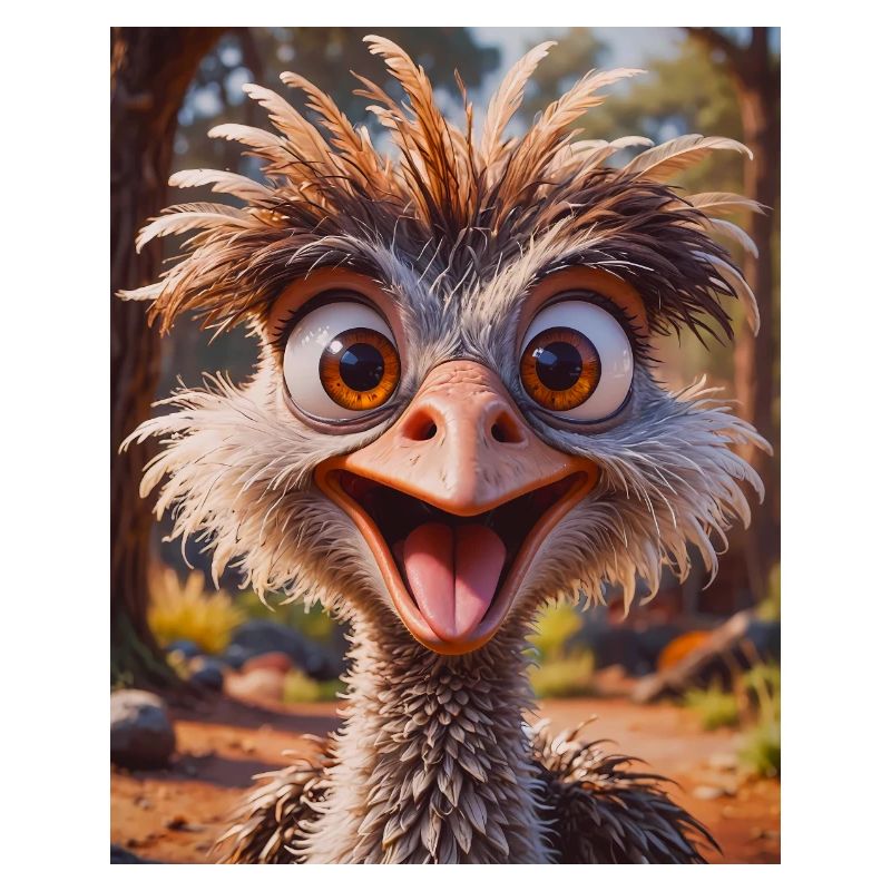 Oiseaux super mignons autour du monde – Autruche