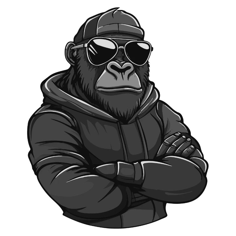 Bande dessinée Gorilla Animal