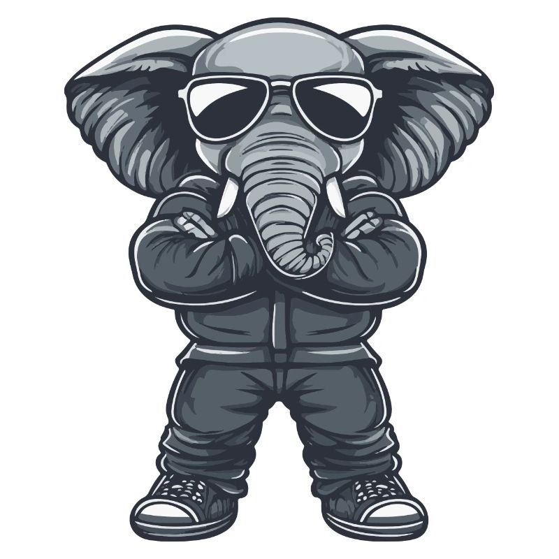Elephant Comic Sunglasses