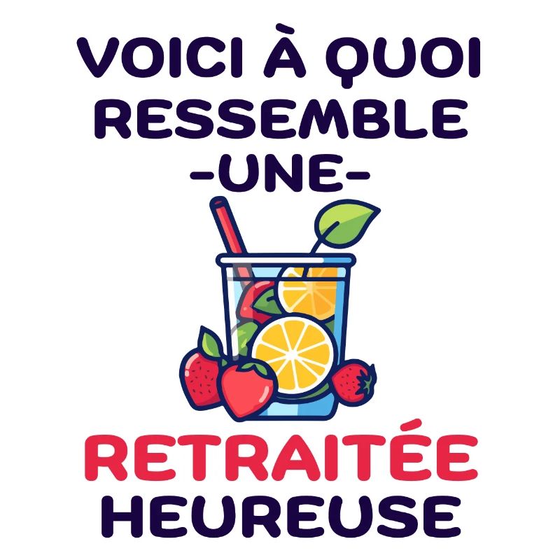 Une retraitée heureuse