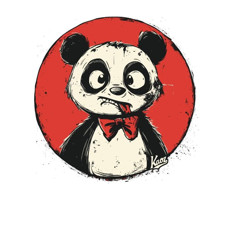 Cute and Crazy Panda