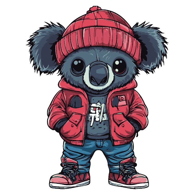 Koala Funny Winter
