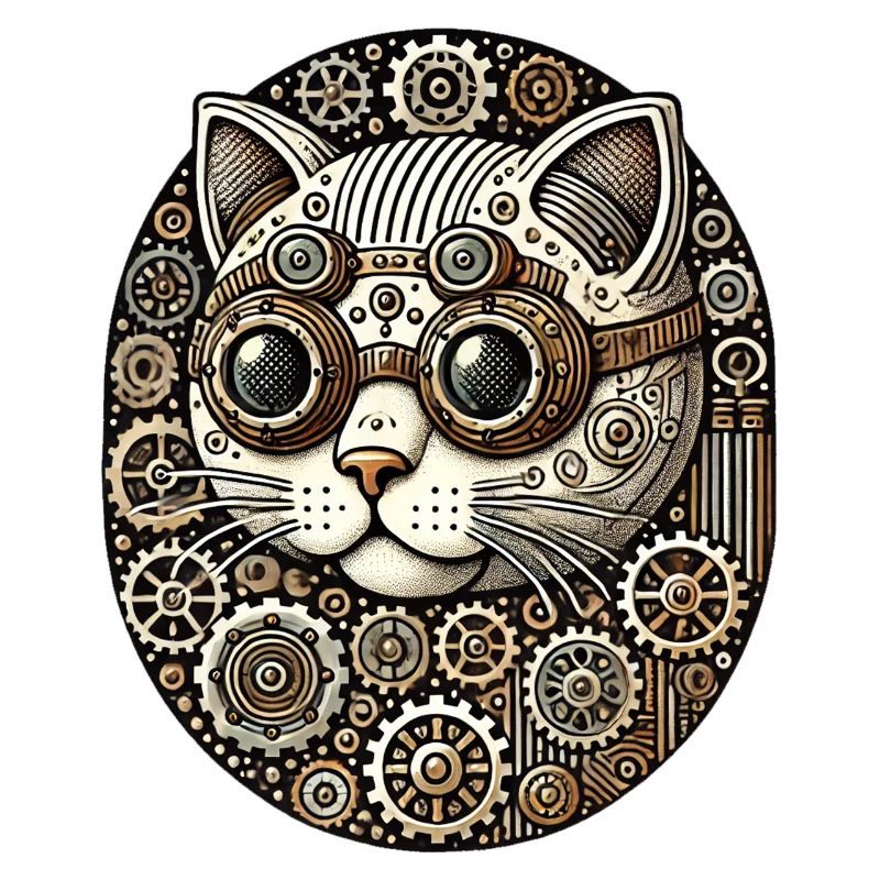 Steampunk Kitty Cat