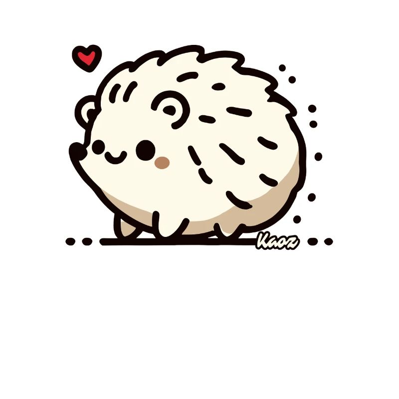 Stachelig süß, ein Igel mit Herz