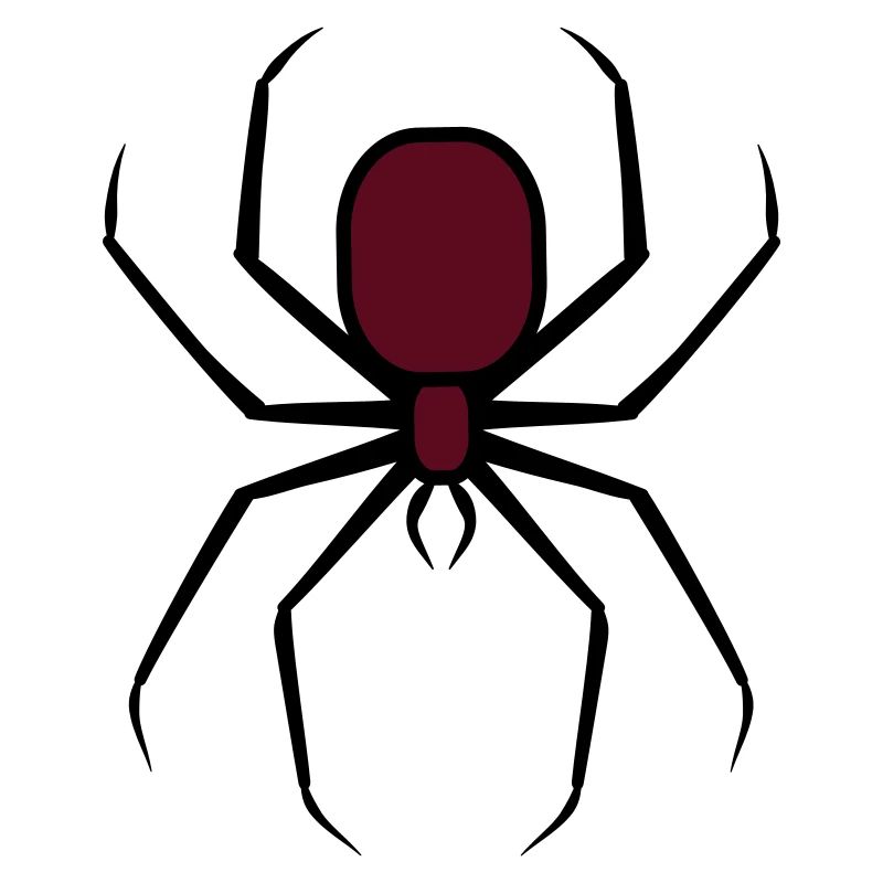 Gruselige Halloween Unheimliche Goth-Spinne 3