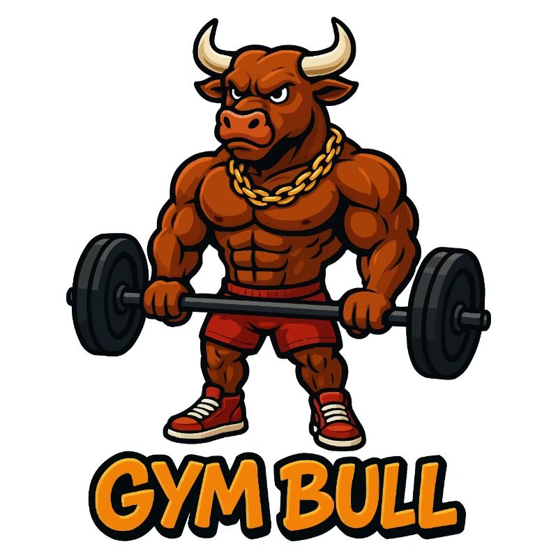 Conception de motivation Strong Gym Bull