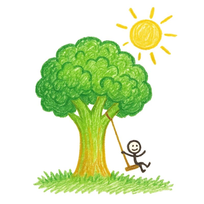 Broccoli Tree Swingin’ Days